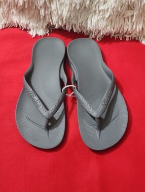 Archies Gray Unisex Flip Flop Sandals